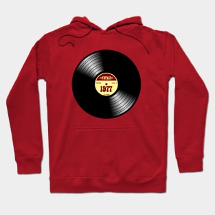 Vintage Vinyl 1977 Hoodie